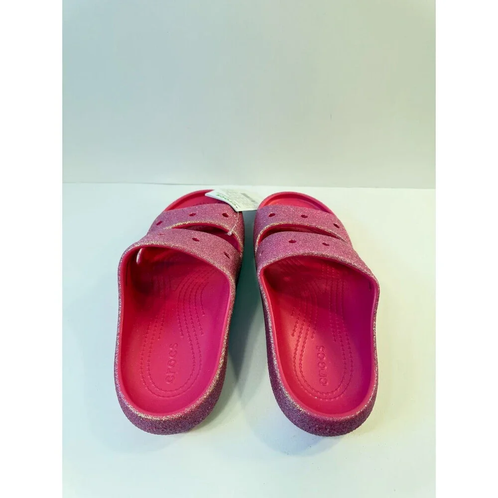 Crocs Unisex Classic 2.0 Sandals Dragon Fruit US 8 Womens , 6 Mens Medium